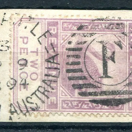1893 2d Internal Revenue Fine used on piece with a ...