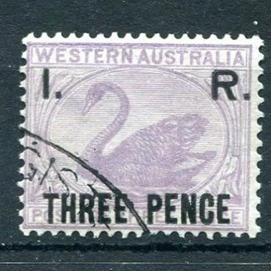 1893 "I.R." ovpts x 3 on unissued 3d lilac for ...
