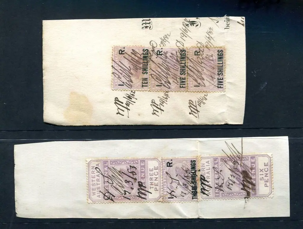 1881 3d lilac Internal Revenues ovptd "I.R." & ... Image 1++