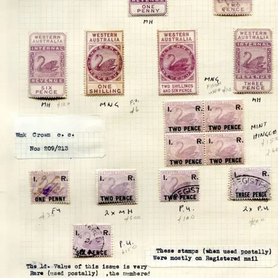 1881/93 Internal Revenues Fiscals page with Dzelme ...