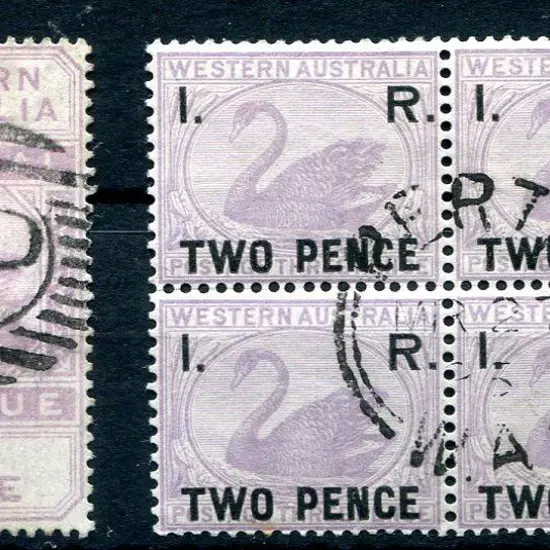 1893 2d dull purple (SG F12) F/U with part Perth ...