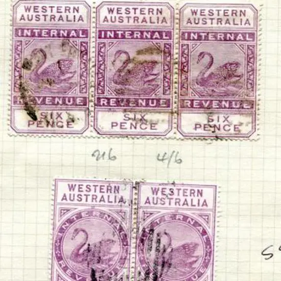 1893/97 Internal Revenue, Crown over CA wmk ...