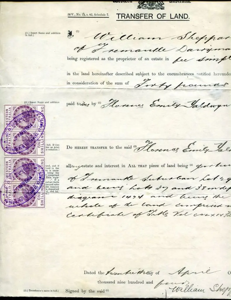 1904 (21st Apr) 1/- Internal Revenue x 4 ... Image 1++