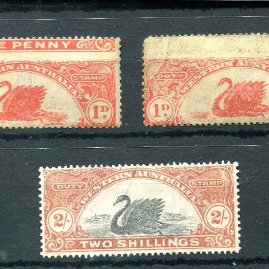 1922/30 1d pale red x 2 with both having ...