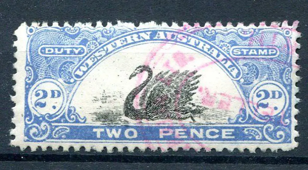 1922/30 2d light blue "Duty Stamp", perf 11. Fine ... Image 1++