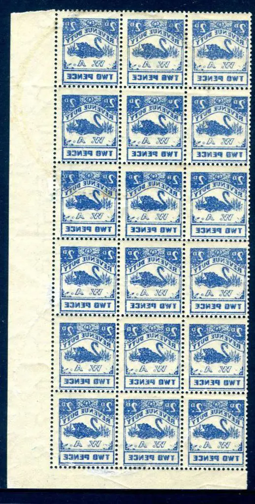 1951/65 2d deep blue "Revenue Duty" with single ... Image 1++