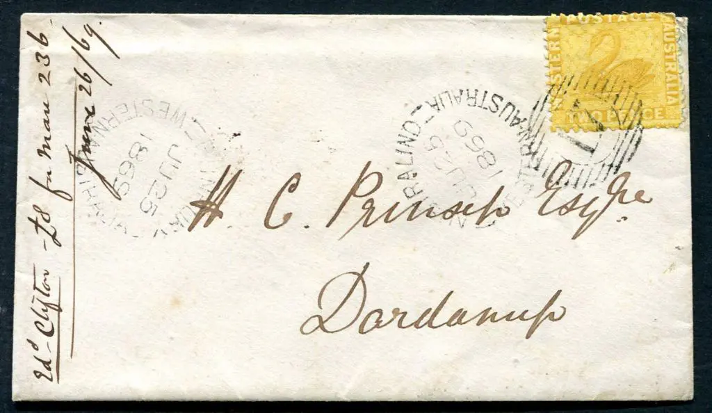 1869 (25th July) Proving cover tying 15 bar "17" ... Image 1++