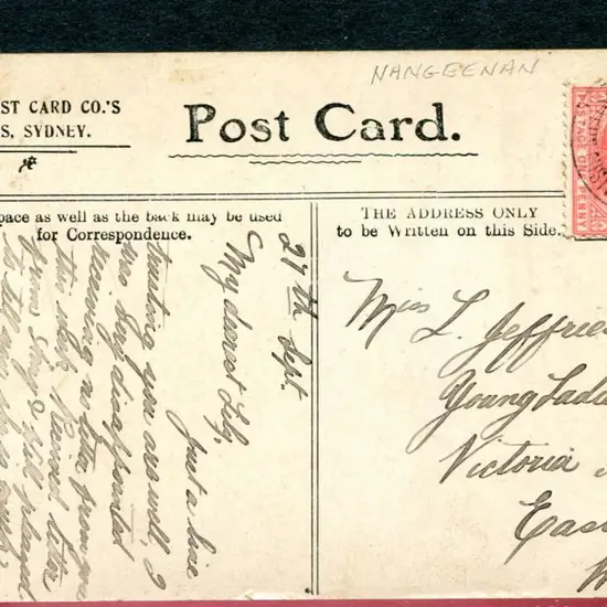 1906 (27th Sept) "It may be for years" b&w Regal, ...