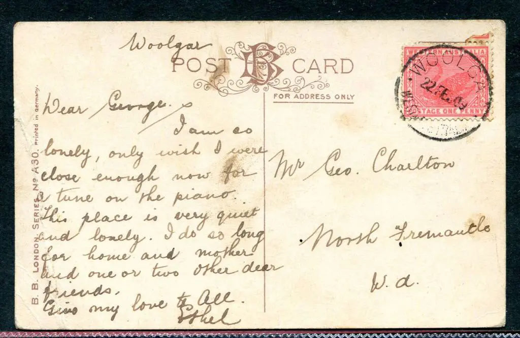 1909 (22nd Feb) "Loch Lomond & Ben Lomond" colour ... Image 1++