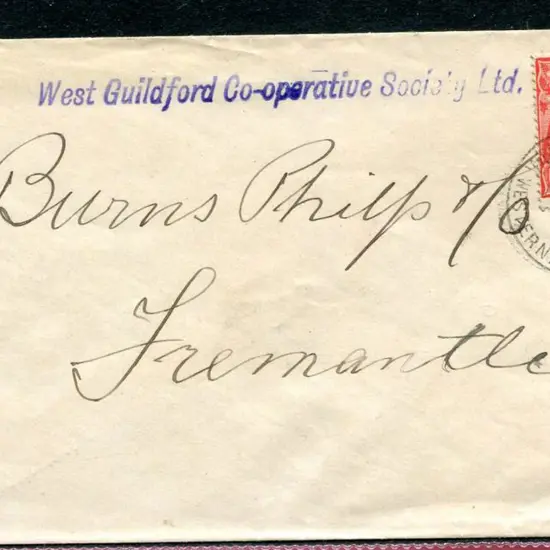 1923 (10th Jan) "West Guildford Co-operative ...