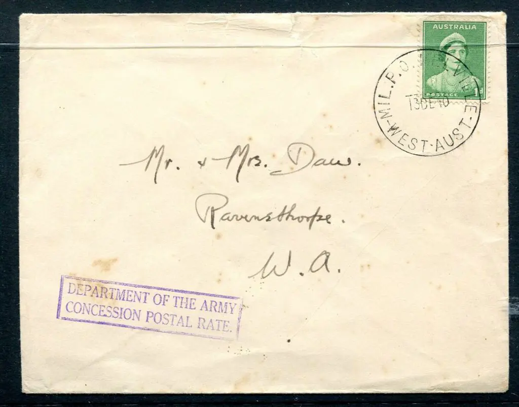 1940 (13th Dec) "Department of the Army Concession ... Image 1++