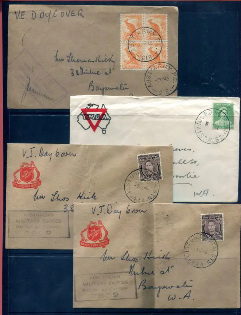 1941 (5th Jun) "Mil P.O. Northam" tying 1d QM to ... Image 1++