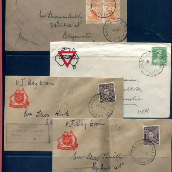 1941 (5th Jun) "Mil P.O. Northam" tying 1d QM to ...