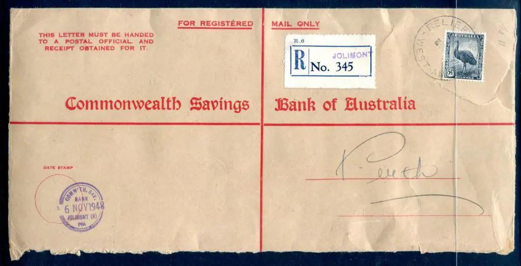 1948 (6th Nov) Commonwealth Savings Bank of ... Image 1++