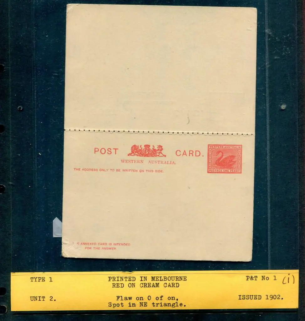 1902 1d & 1d red Reply Picture Postcards RPC1 x 5 ... Image 1++