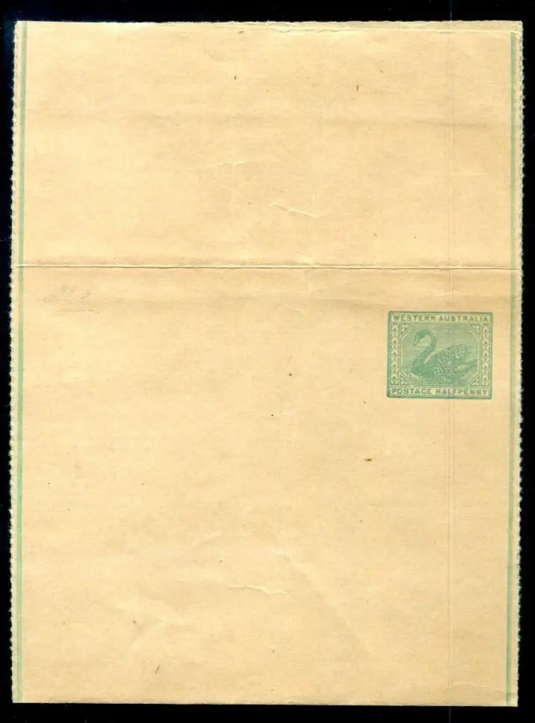 1905 ½d green wrapper with line rouletted side ... Image 1++