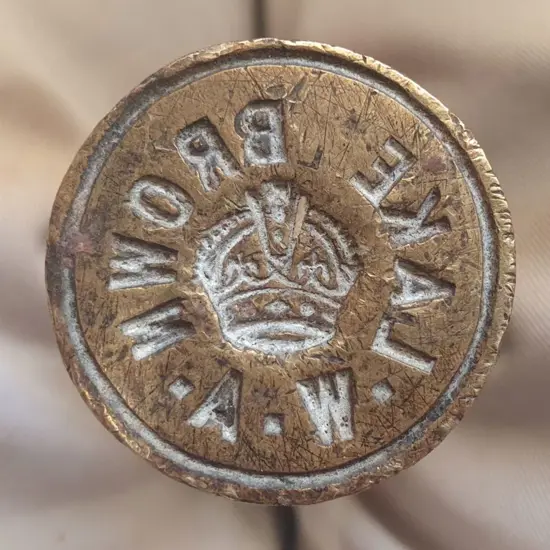 Lake Brown W.A. Large font and large crown. Short ...