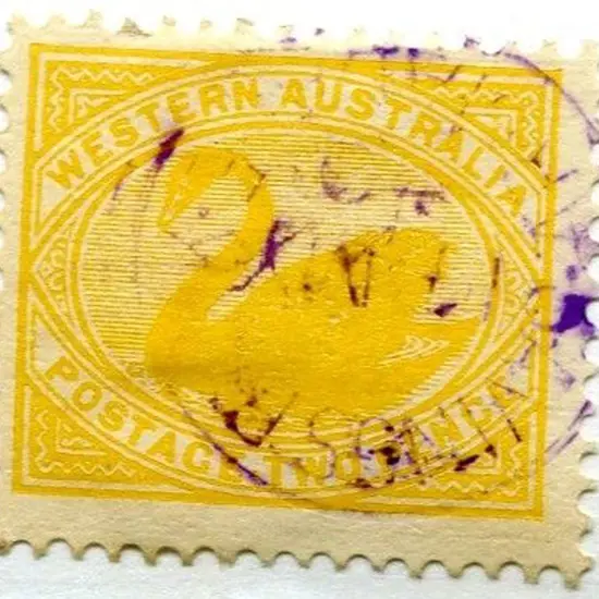 Armadale Savings Bank Sbi in violet ink on 2d ...