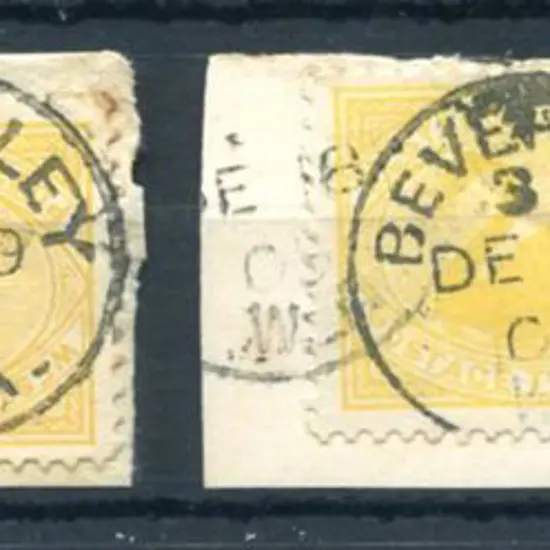Beverley 3b on 2d yellow swans x 4 each with a ...