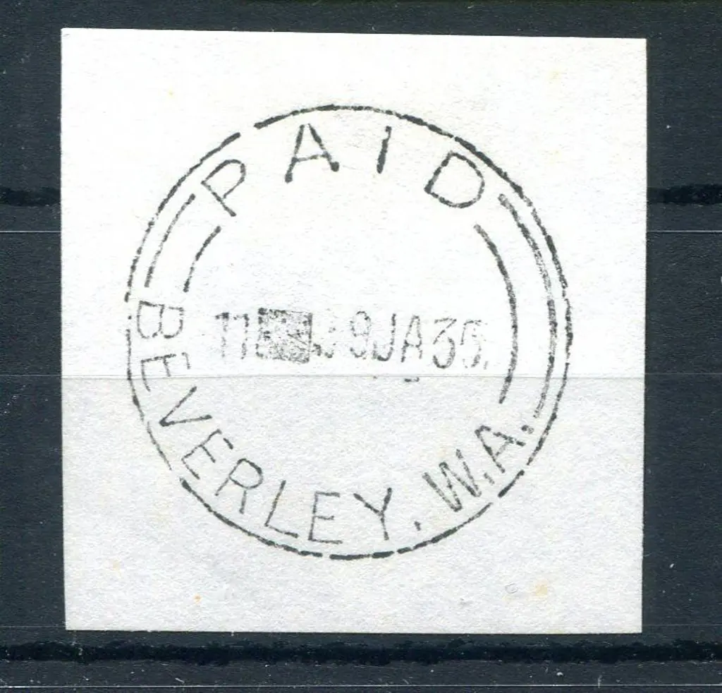 Beverley PAID W29 Archival strike for 9 JA 35. ... Image 1++