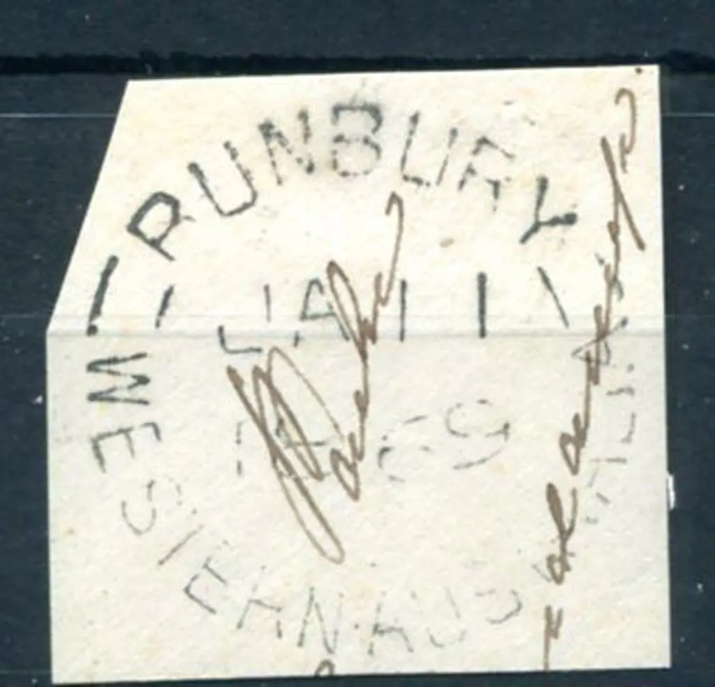 Bunbury cds 1 on piece dated JA 111869. Fine & ... Image 1++