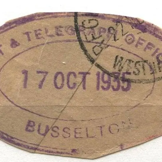 Busselton Post & Telegraph Office ORS2 Cut out on ...