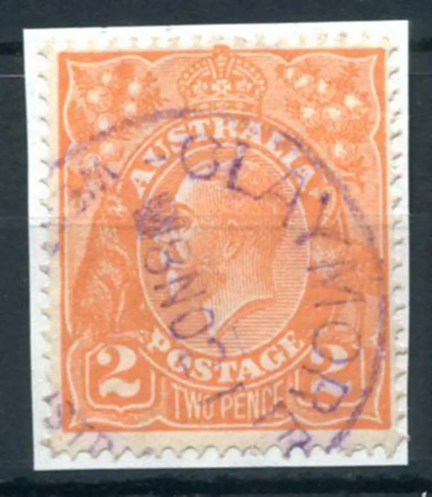 Claymore A27 on 2d orange KGV for 18 NO 21 in ... Image 1++
