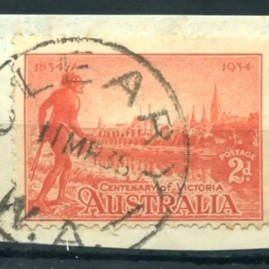 Cleary C30 90% upright strike on 2d Vic Cent on ...