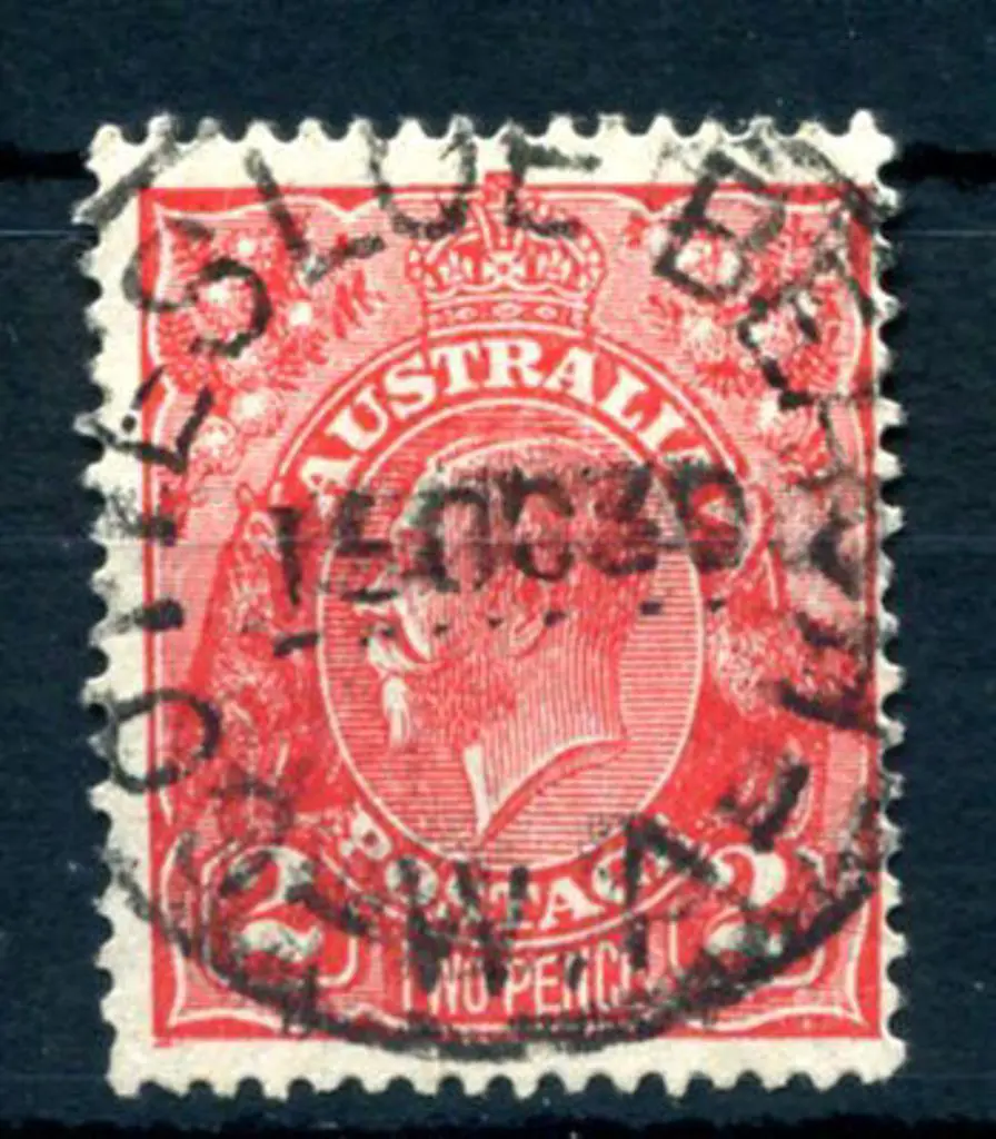 Cottesloe Beach C30 on 3d red KGV dated 15 OC 30. ... Image 1++