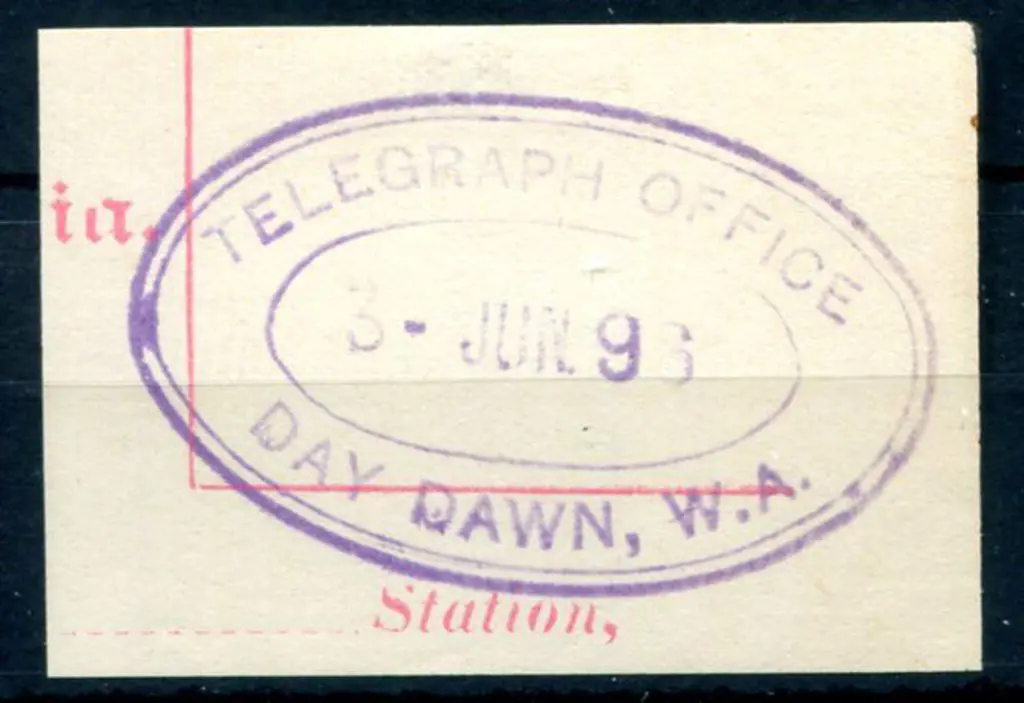 Day Dawn Telegraph Office ORS 2 on piece from ... Image 1++