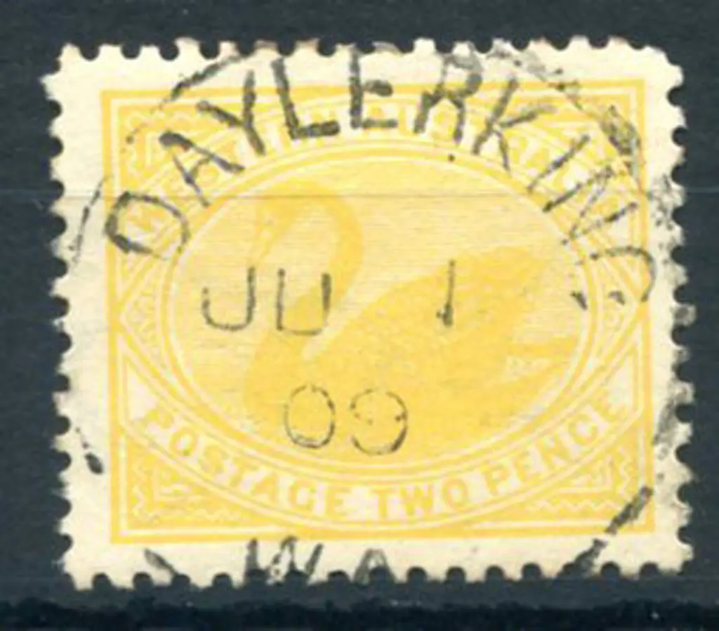 Daylerking 3a on 2d yellow swan dated JU 1 09. PMI ... Image 1++