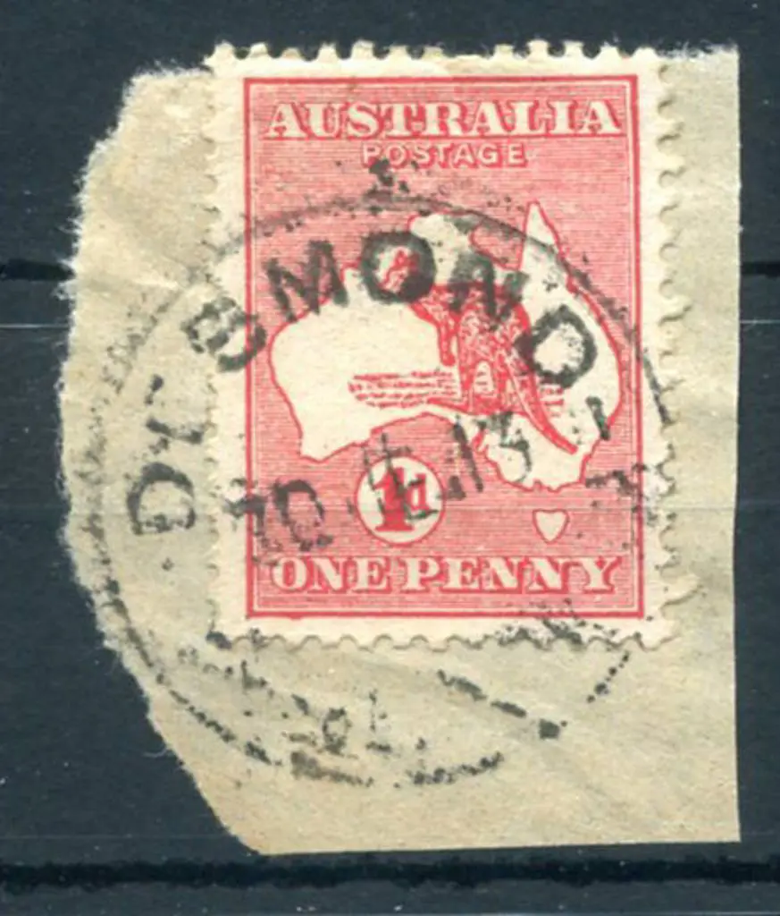 Desmond D28 on 1d kangaroo on piece dated 20 JE ... Image 1++