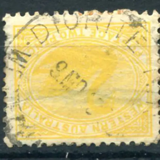 Diorite King A28 on 2d yellow swan dated 9 MR 14. ...