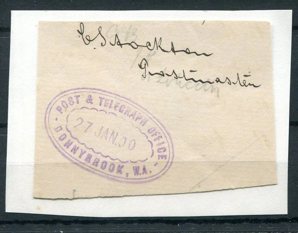 Donnybrook W.A. Post & Telegraph Office ORS3 Fine ... Image 1++