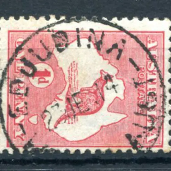 Edjudina B28 on 1d red kangaroo for 23 JE 14. A ...