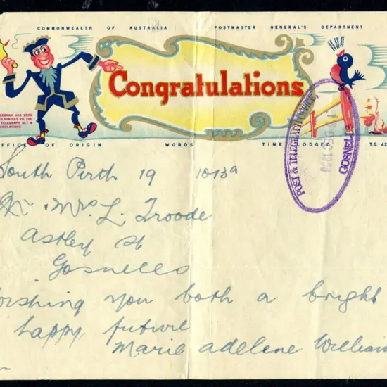 Gosnells Post & Telegraph Office ORS1 with ...