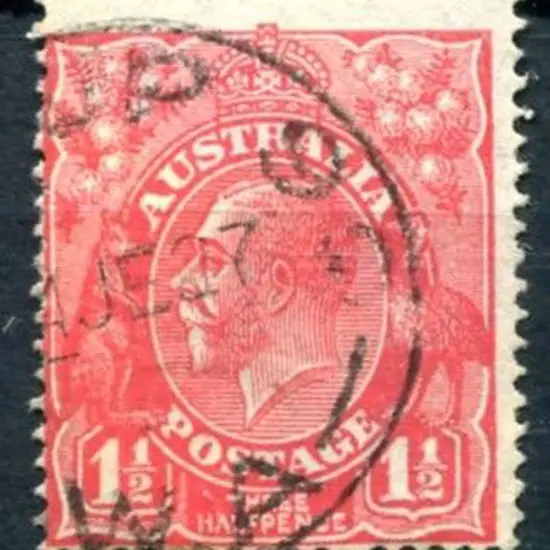 Group 90 Dated 4 JE 27 on 1½d red KGV. 60% strike ...