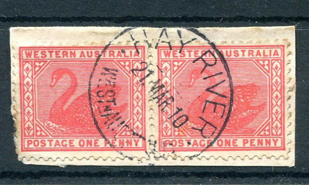 Hay River D27 Lovely complete strike on 1d red ... Image 1++