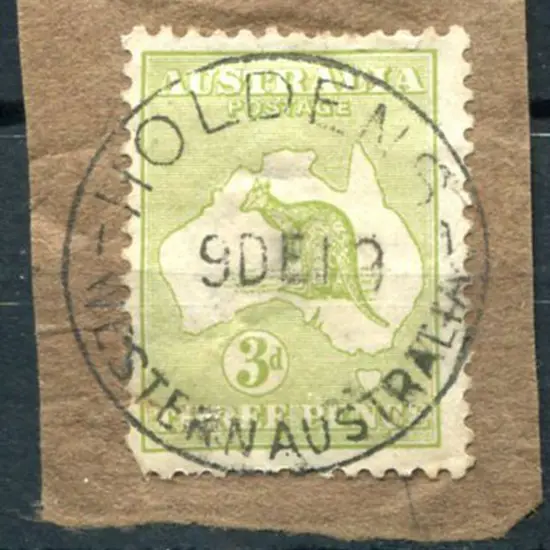 Holdens A28 on 3d green kangaroo for 9 DE 19. A ...