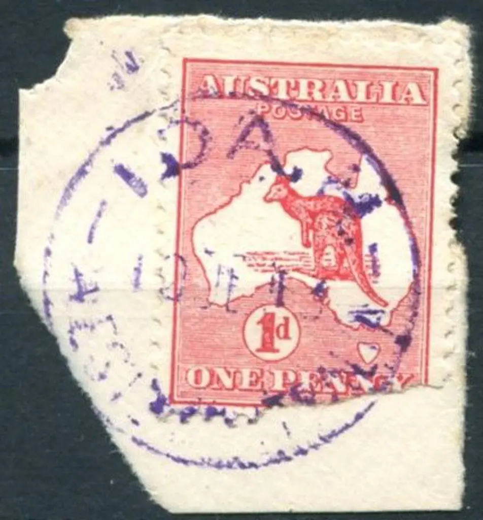 Ida H D28 Complete strike in violet ink on 1d ... Image 1++