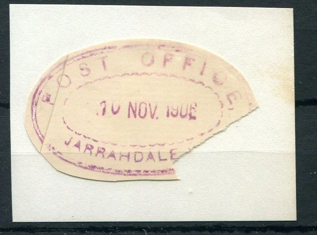 Jarrahdale W.A. Post Office ORS3 in reddish-violet ... Image 1++