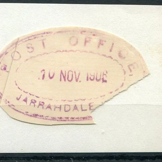 Jarrahdale W.A. Post Office ORS3 in reddish-violet ...