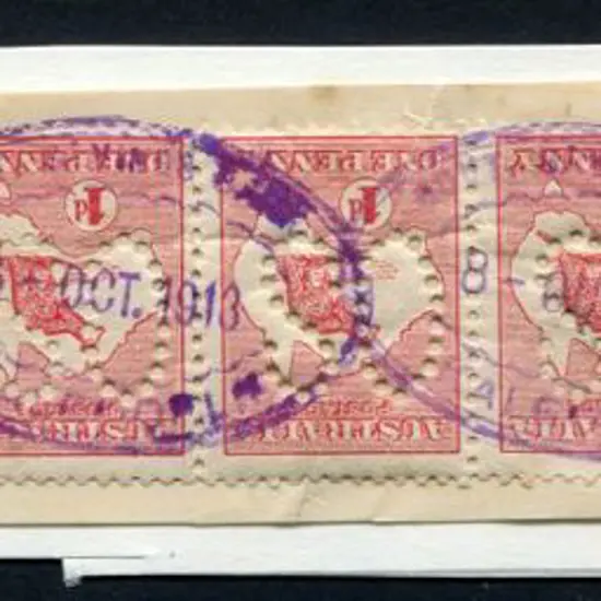 Kalgoorlie Govt Savings Bank Oval rubber stamp ORS ...