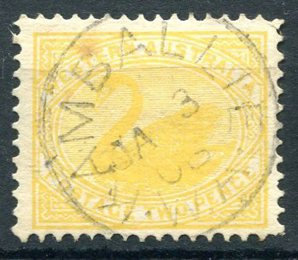 Kamballie 3b on 2d yellow swan dated JA 3 06. Neat ... Image 1++