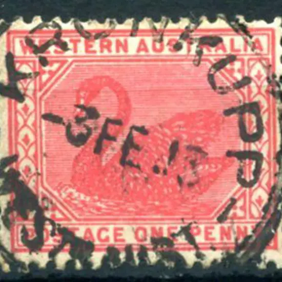 Kronkupp B28a on 1d red swan for 3 FE 13. Rarely ...