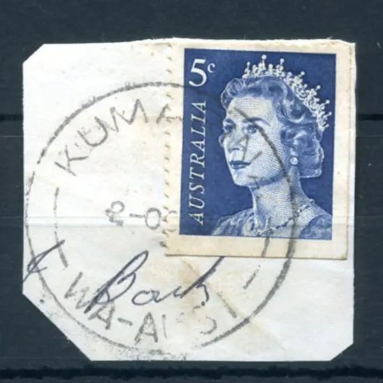 Kumarina F31 on 5d blue QEII for 2 OCT 66. Modern ...
