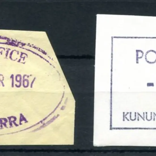 Kununurra Post Office ORS 1 on piece dated -7 APR ...