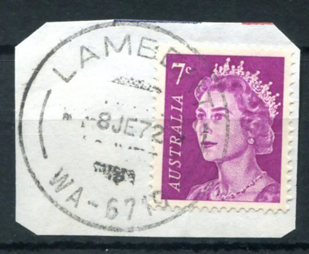 Lambert G31 on 7c QEII on piece for -8 JE 72. ... Image 1++