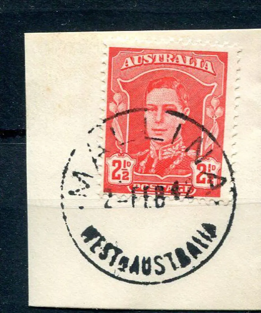 Mallina D26 Full strike tying 2½d KGVI to piece ... Image 1++
