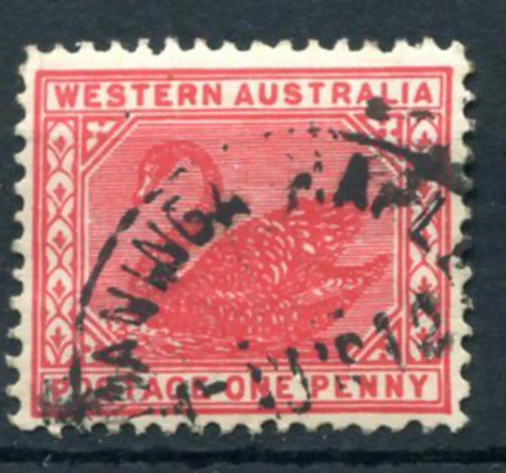 Maninga Mapley A26 on 1d red swan for 1 AUG 12. ... Image 1++